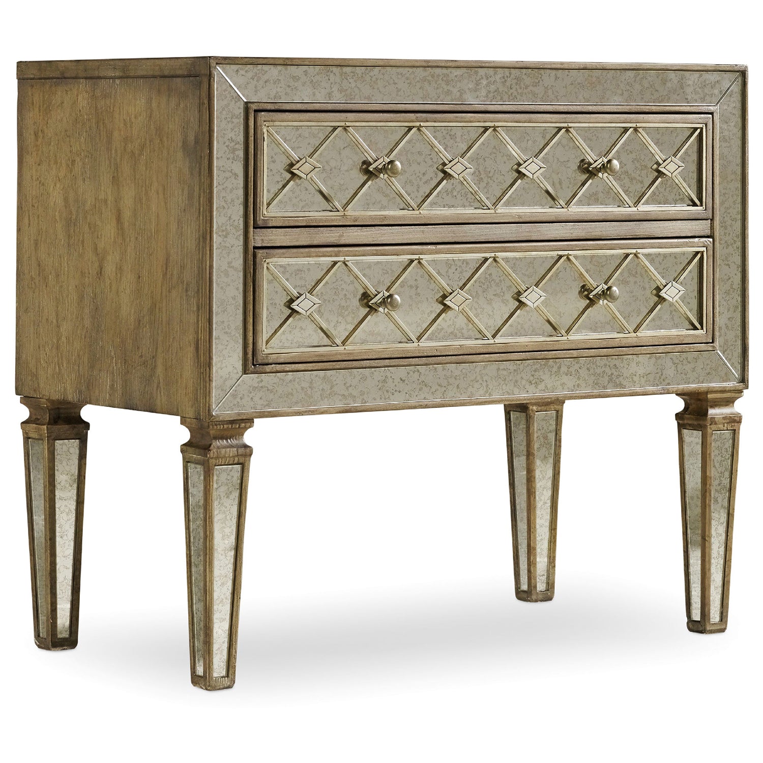 Hooker Furniture Sanctuary Bachelors Antique Mirror Chest