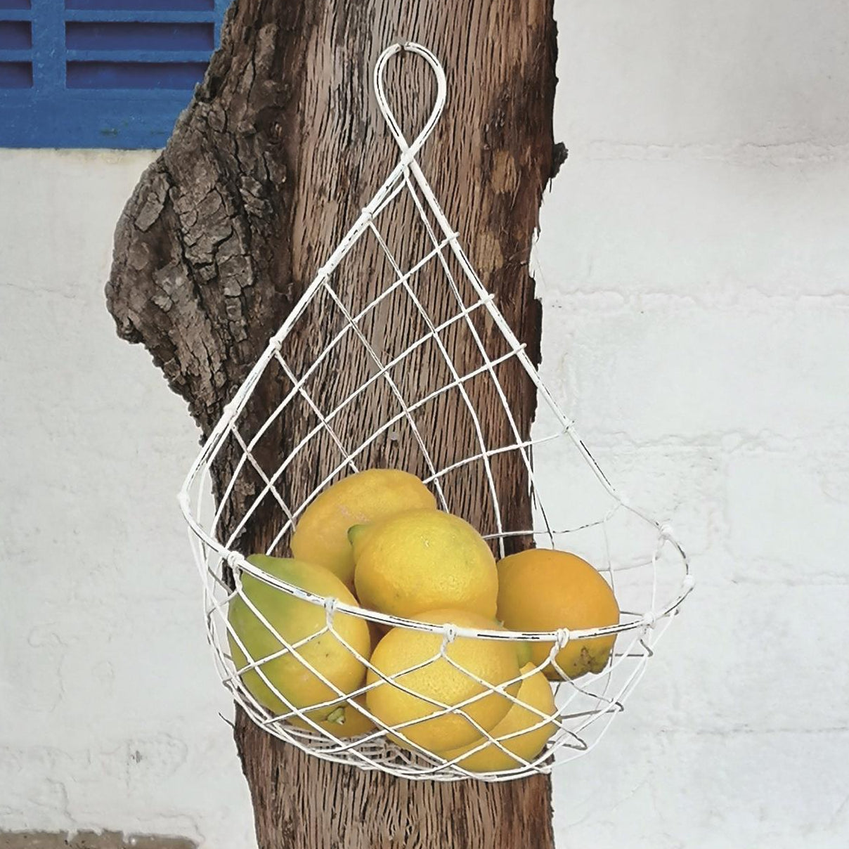 French Wireworks Demi-Lune Hanging Basket