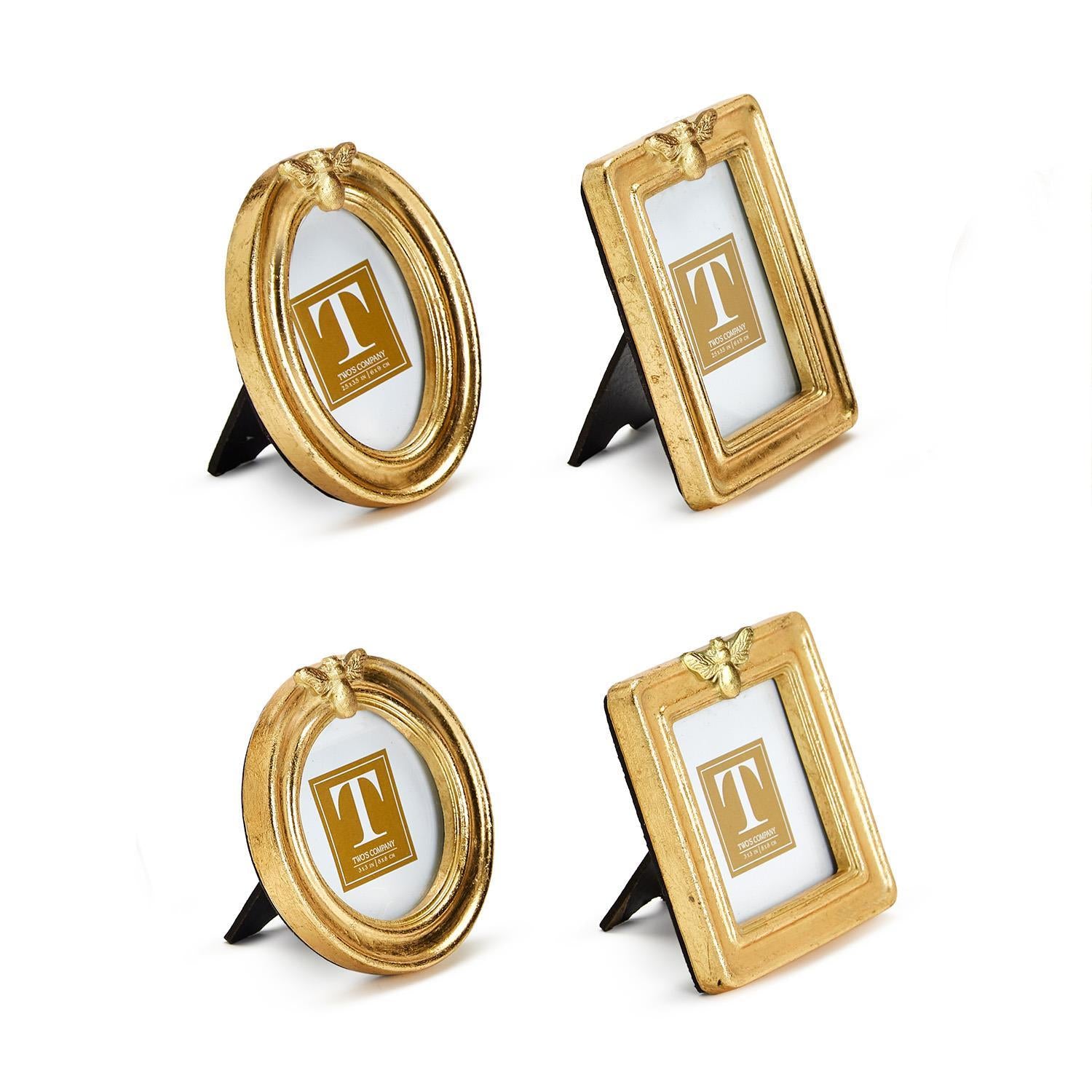 Golden Bee Photo Frame Set of 4