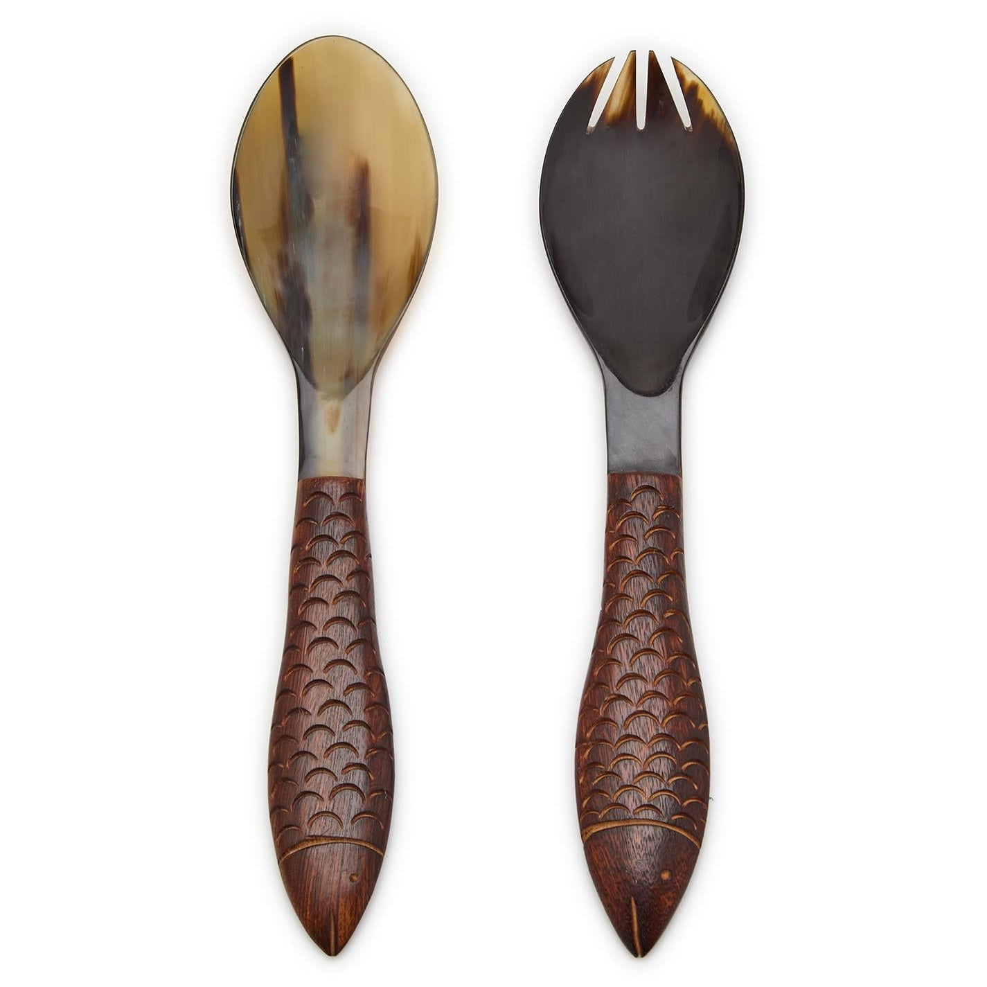 Fish Horn Server Set of 2