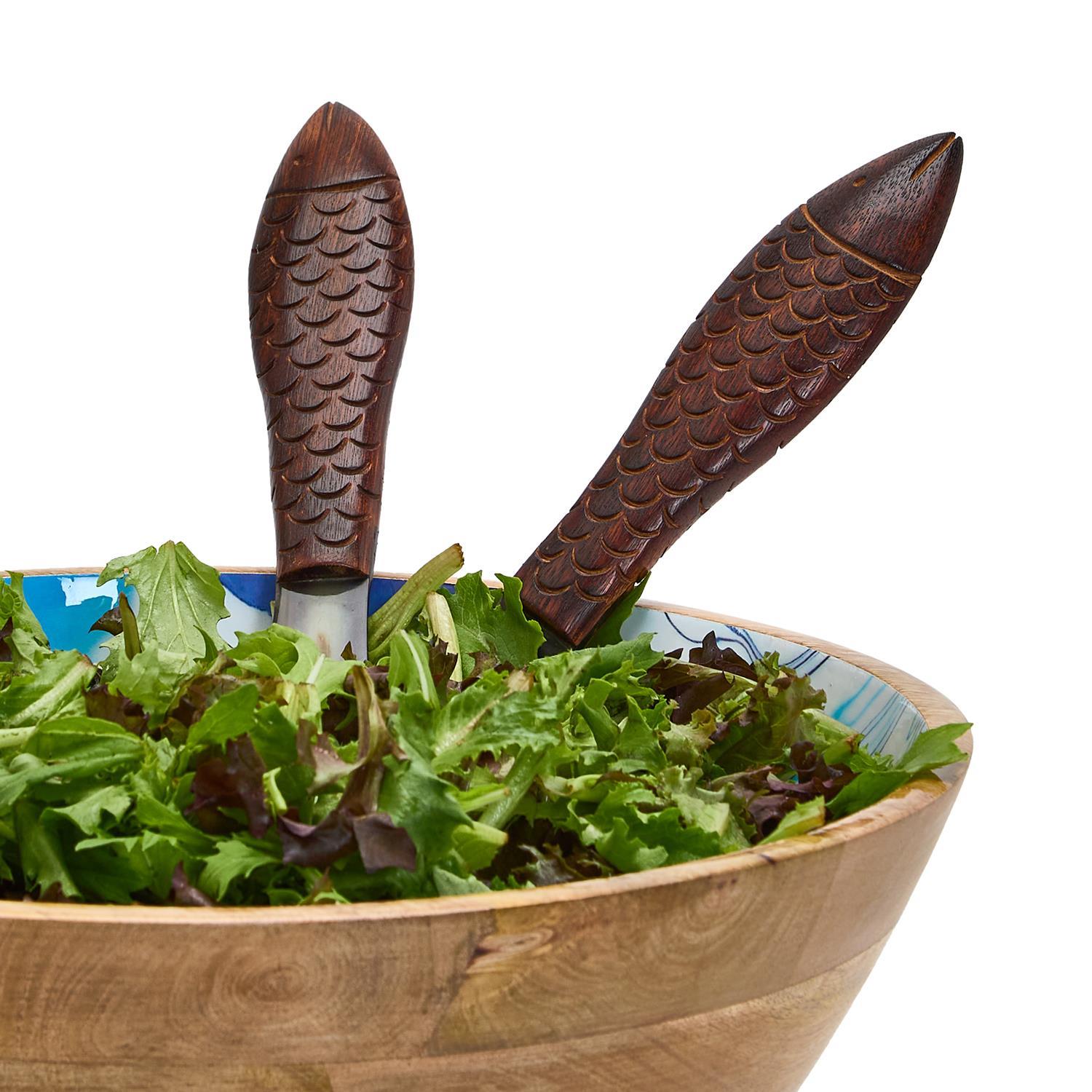 Fish Horn Server Set of 2
