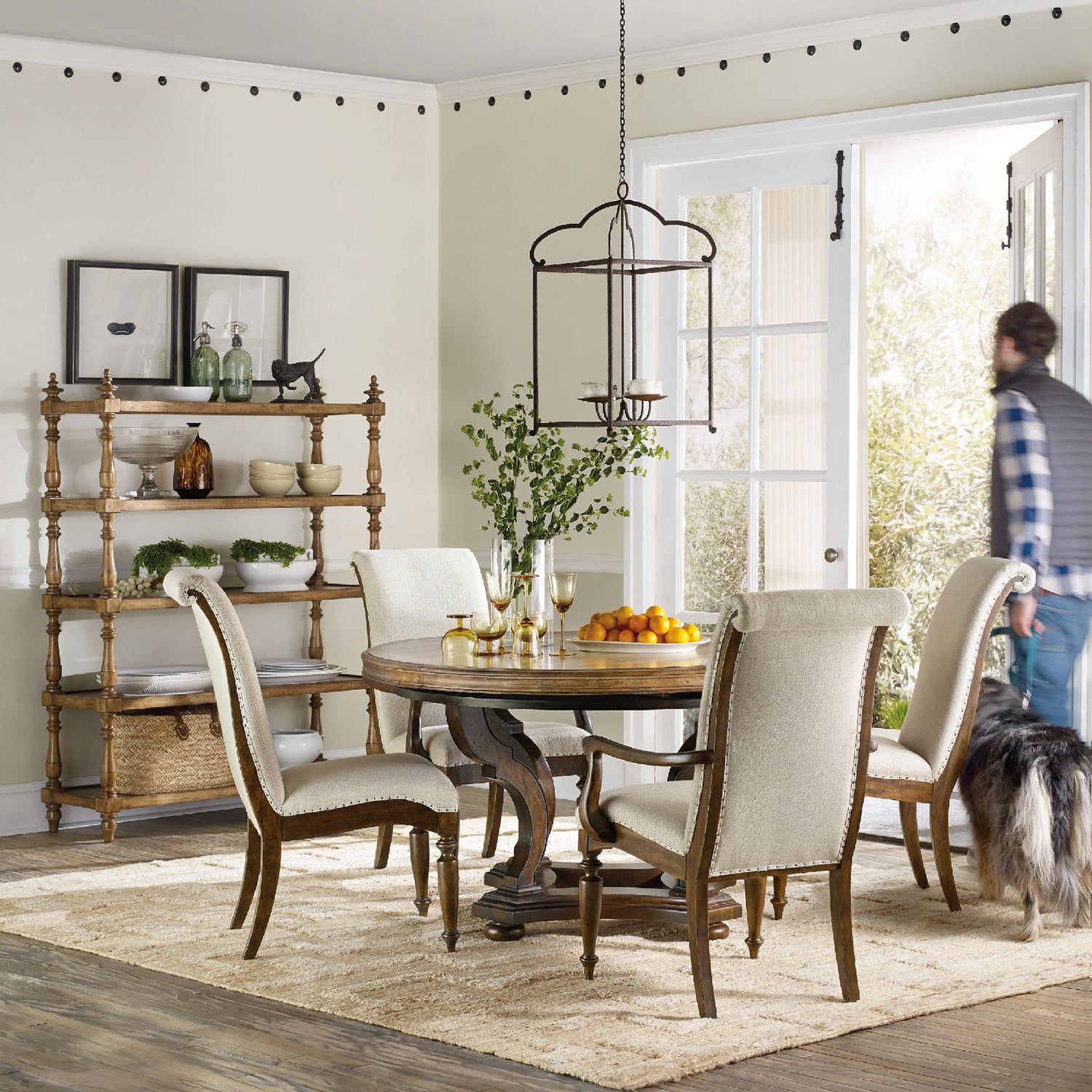 Hooker Furniture Archivist Upholstered Side Chair Set of 2