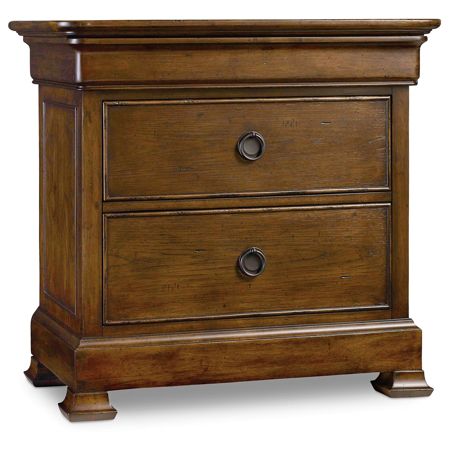 Hooker Furniture Archivist Three-Drawer Nightstand