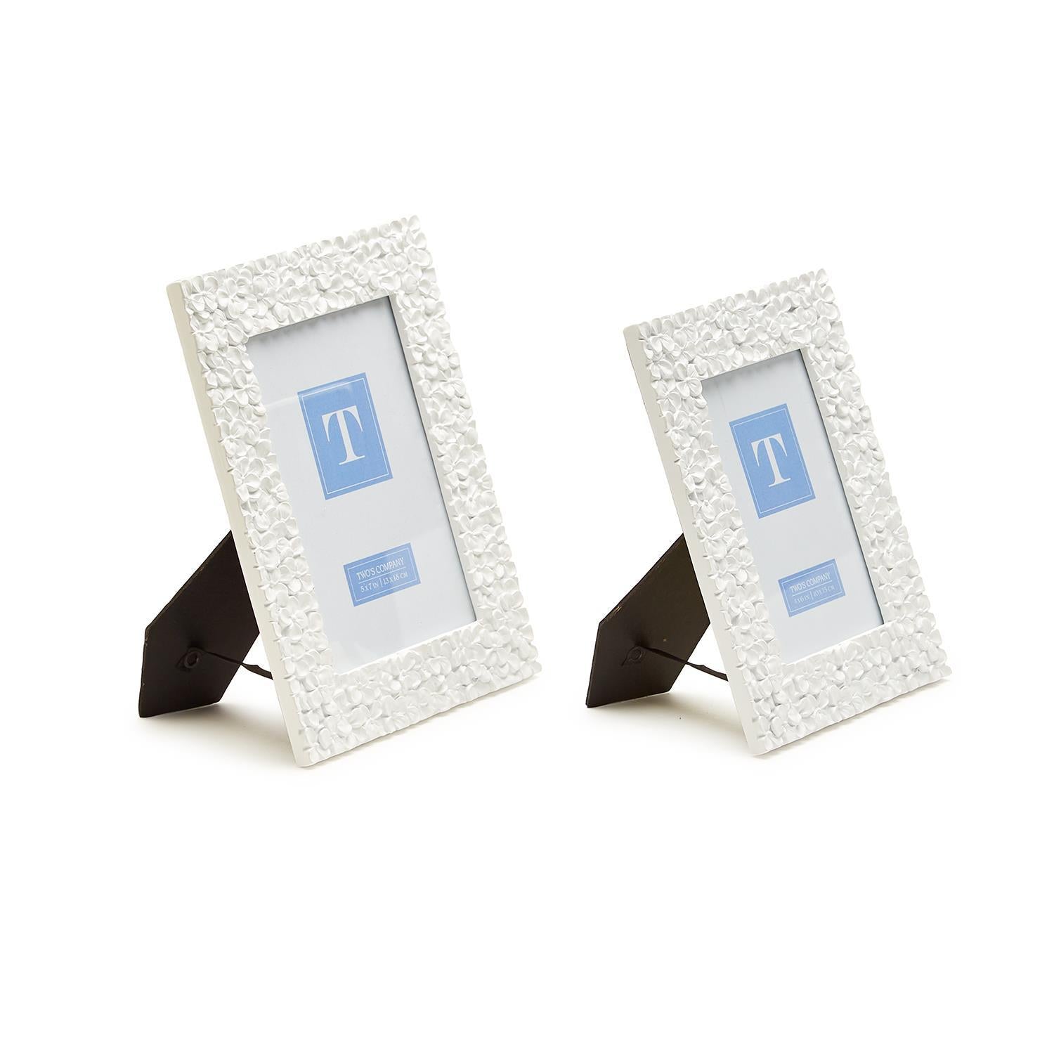 Hydrangea Flower Photo Frame Set of 2
