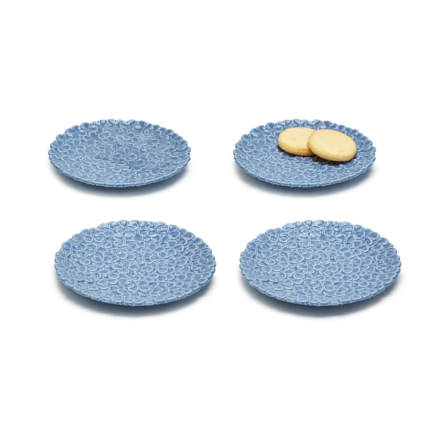 Hydrangea Tidbit Dish Set of 4