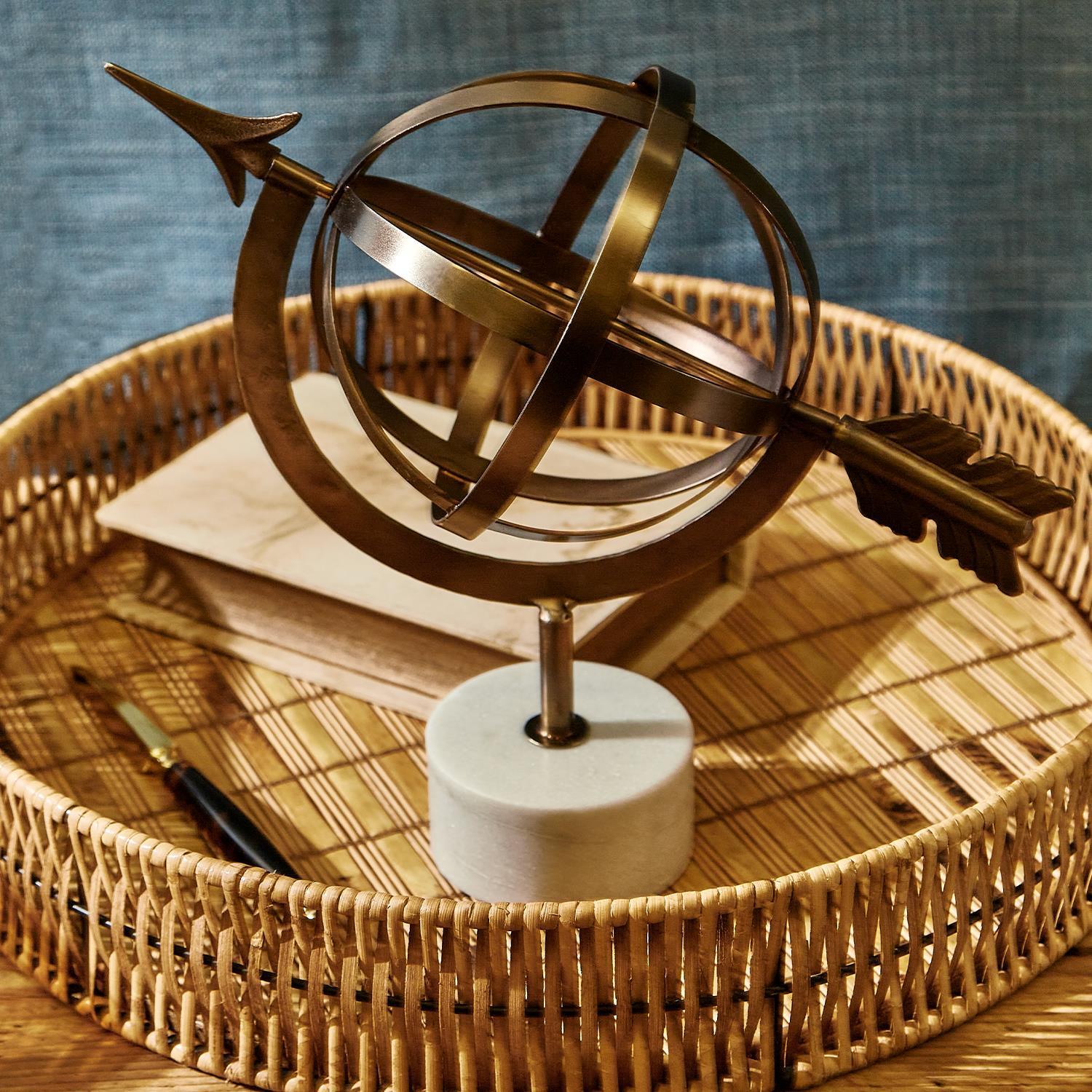 Armillary Sphere on Marble Base