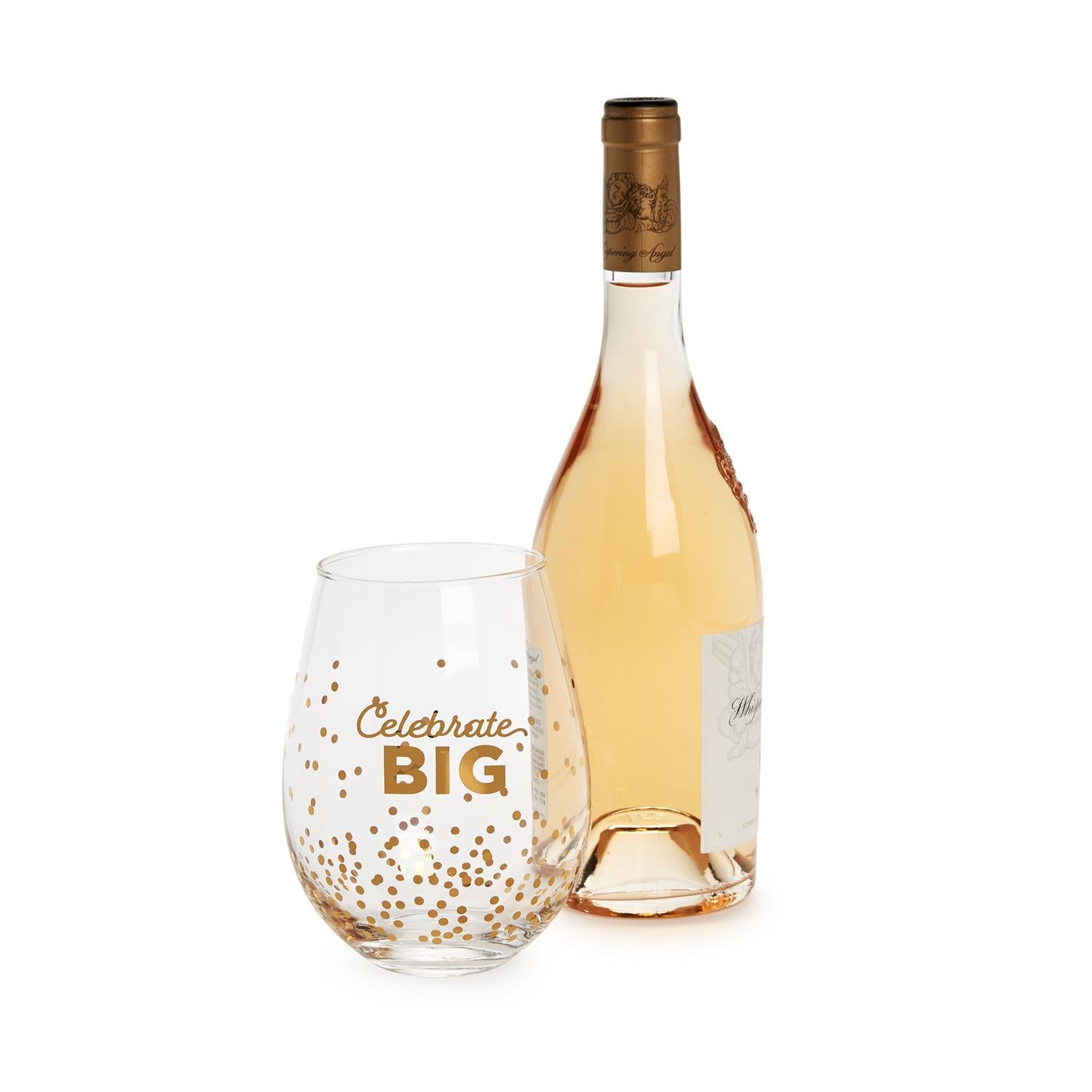 Celebrate Big Jumbo Wine Glass Set of 2