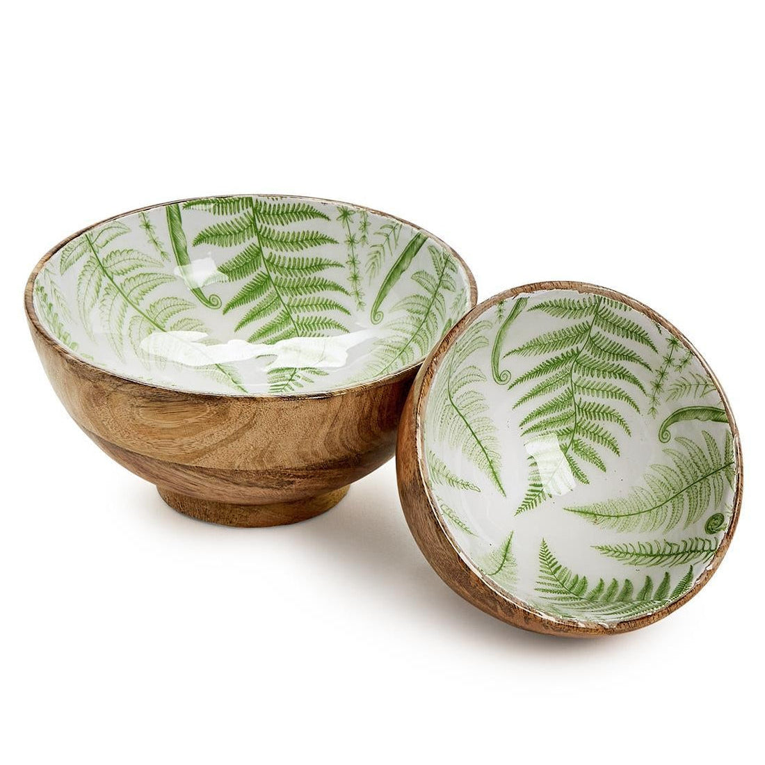 Fern Pedestal Bowl Set of 2