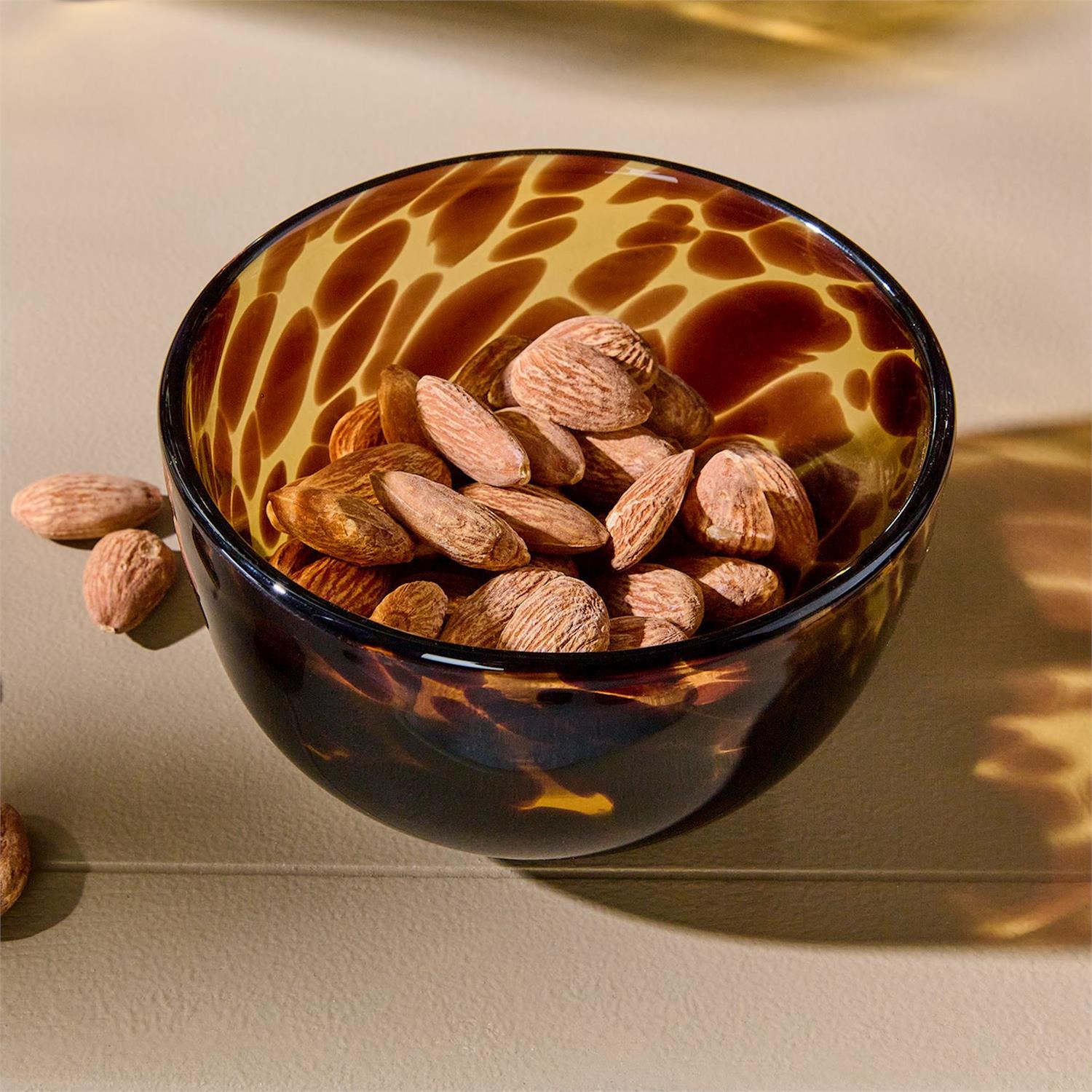 Tortoise Print Tidbit Bowl Set of 2