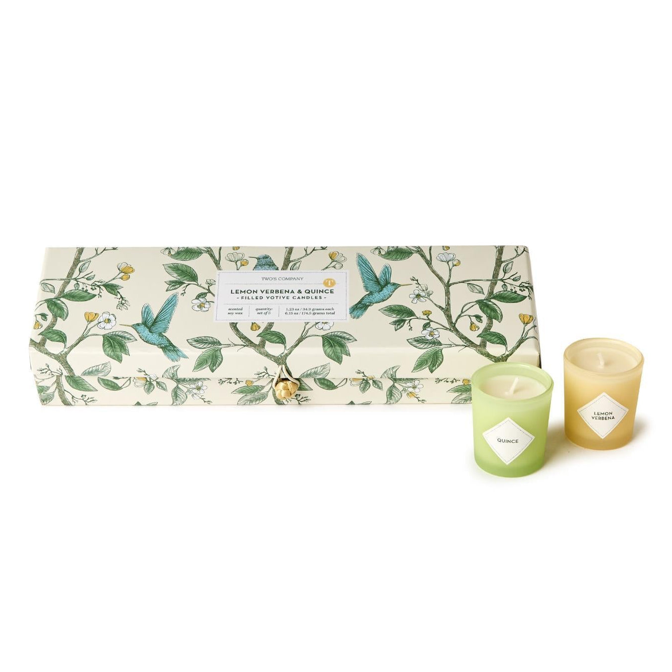 Lemon Verbena and Quince Scented Candle Set of 5