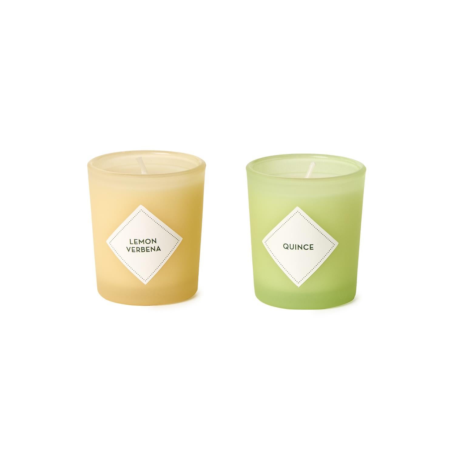 Lemon Verbena and Quince Scented Candle Set of 5