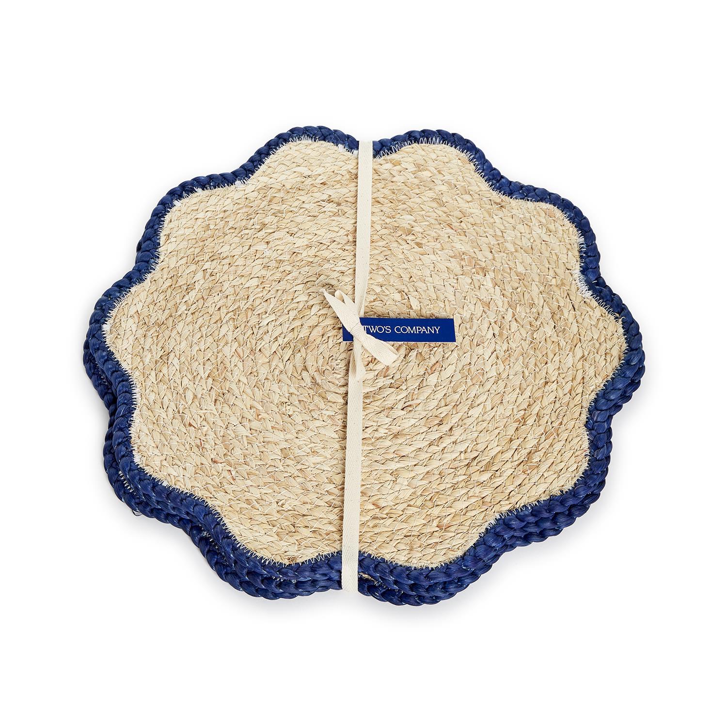 Scalloped Edge Placemat Set of 4