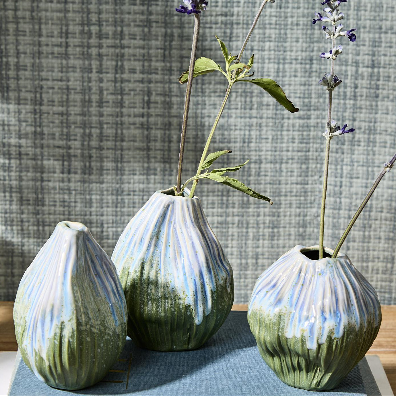 Artisanal Bud Vase Set of 3