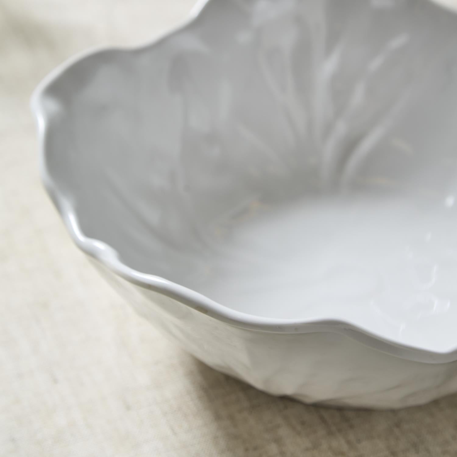 Cabbage Patterned Serving Bowl Set of 2