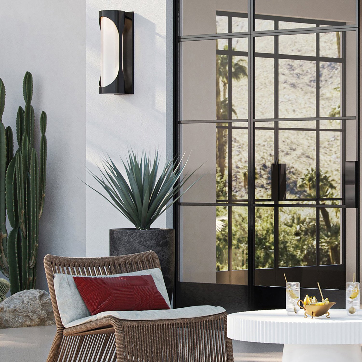 Currey & Co Swale Outdoor Wall Sconce