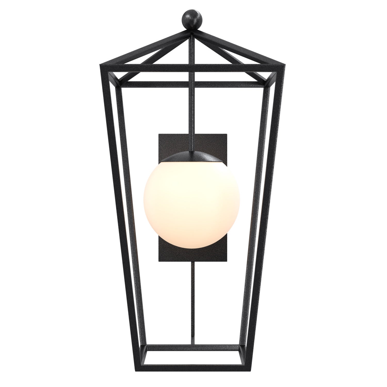 Currey & Co Denison Black Small Outdoor Wall Sconce