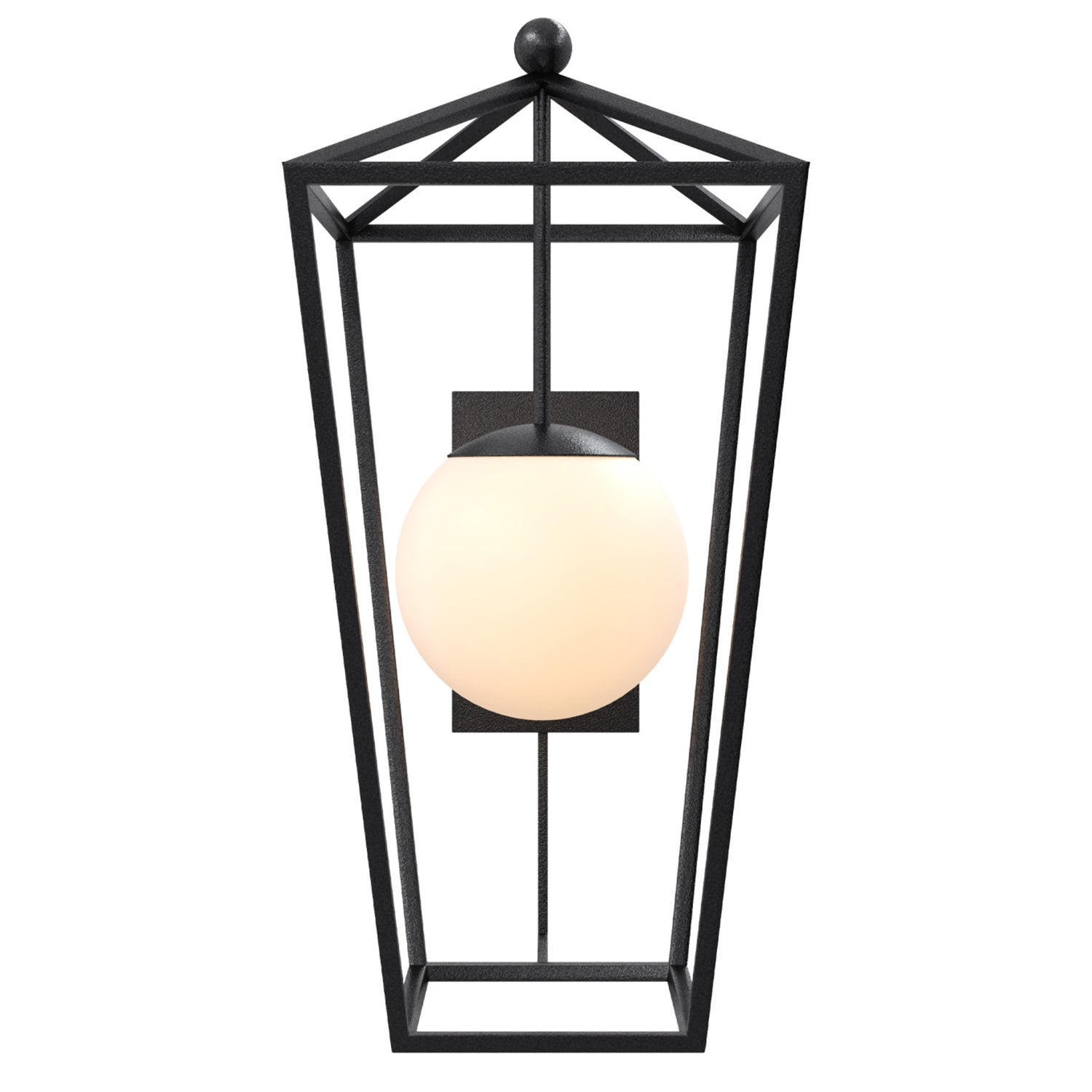 Currey & Co Denison Black Large Outdoor Wall Sconce
