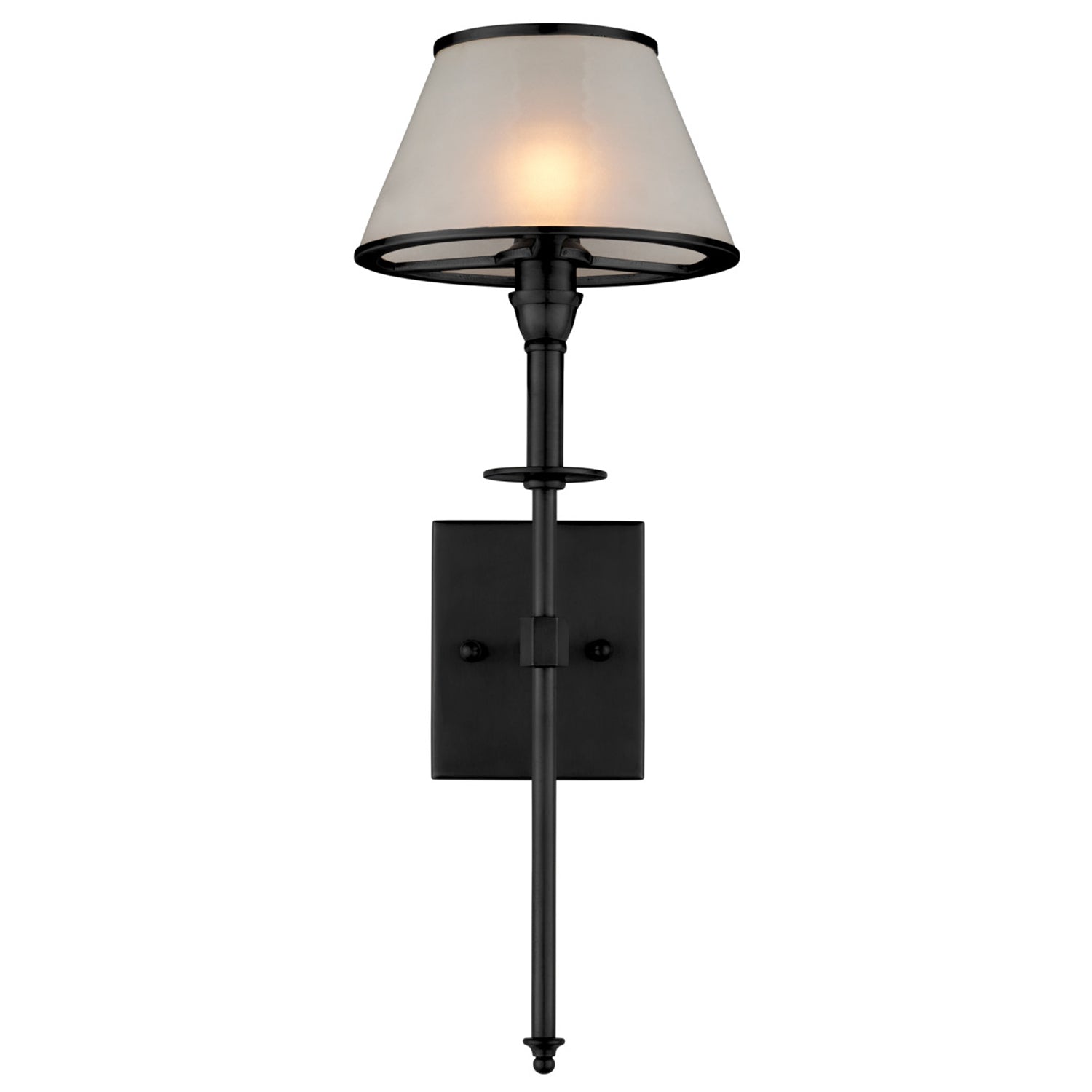Currey & Co Ronaldo Black Outdoor Wall Sconce