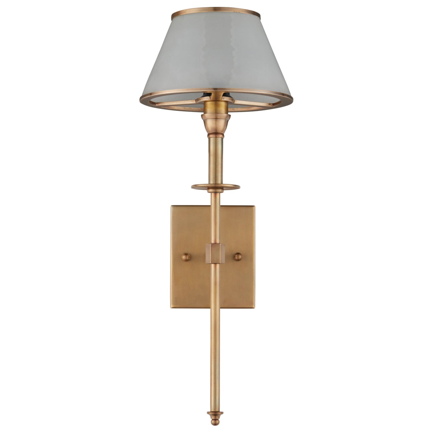 Currey & Co Ronaldo Brass Outdoor Wall Sconce