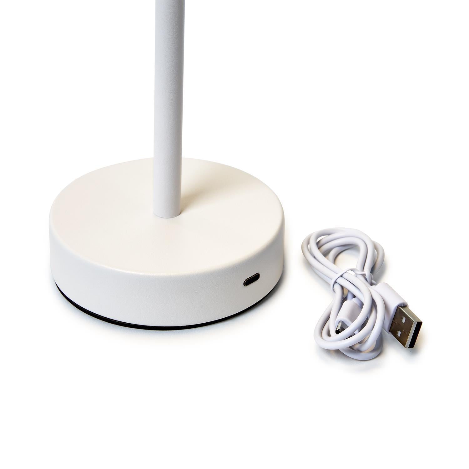 Scallop LED Portable Cordless Table Lamp