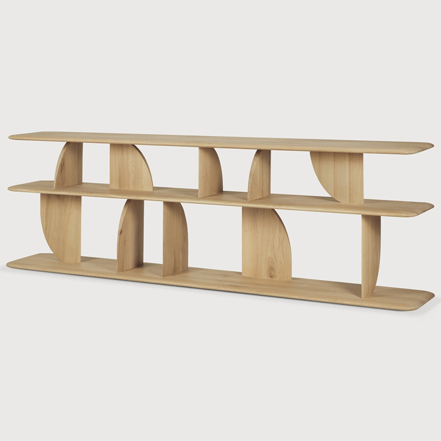 Ethnicraft Geometric Sofa Console Table