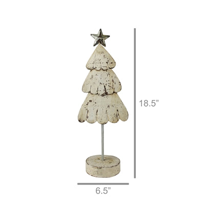 Tree with Star Sculpture