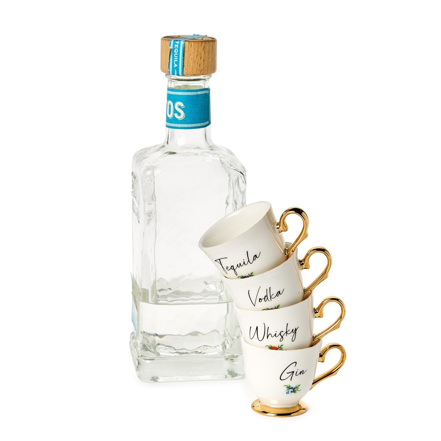 Teacup Shot Glass Set of 4