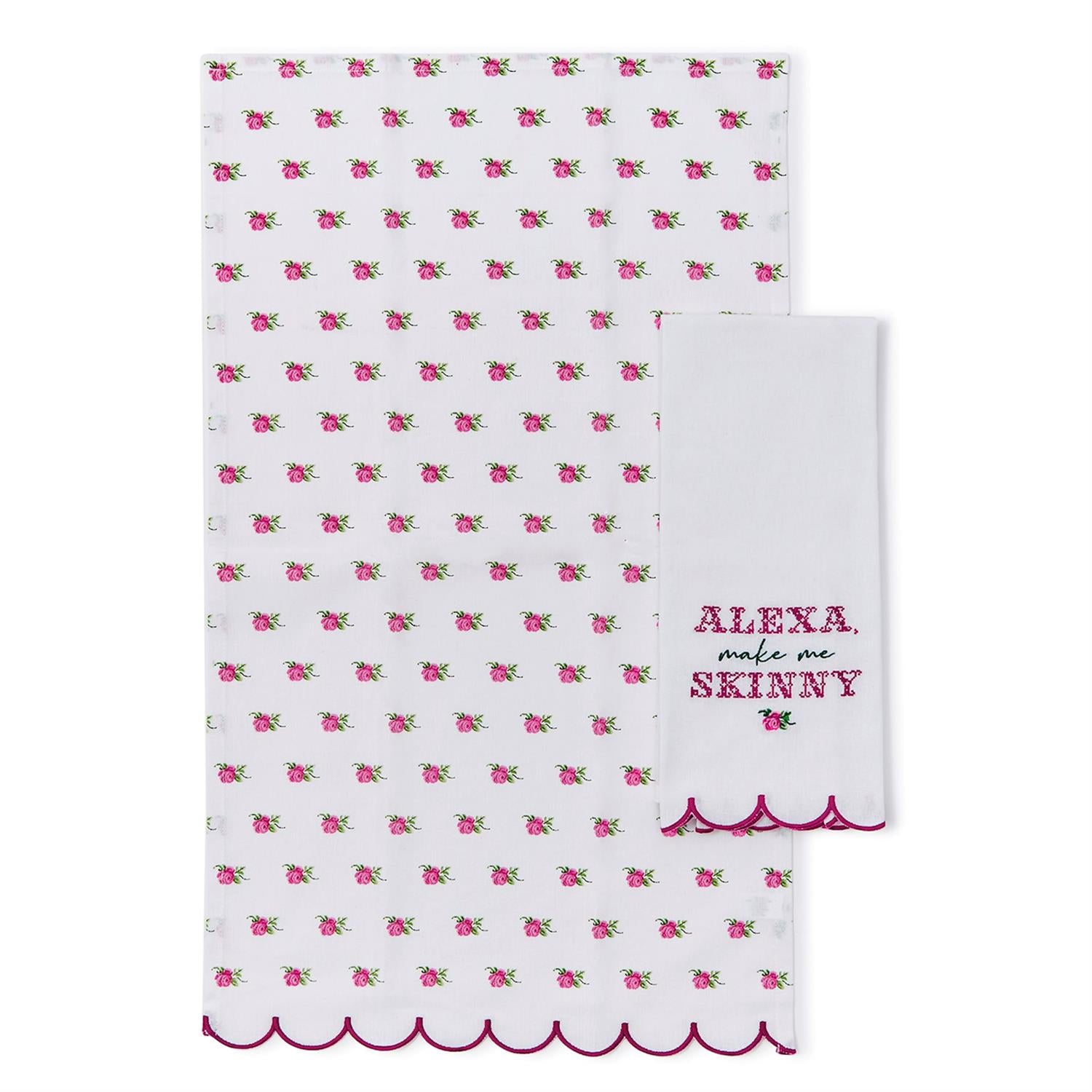 Alexa Make Me Skinny Towel Set of 2