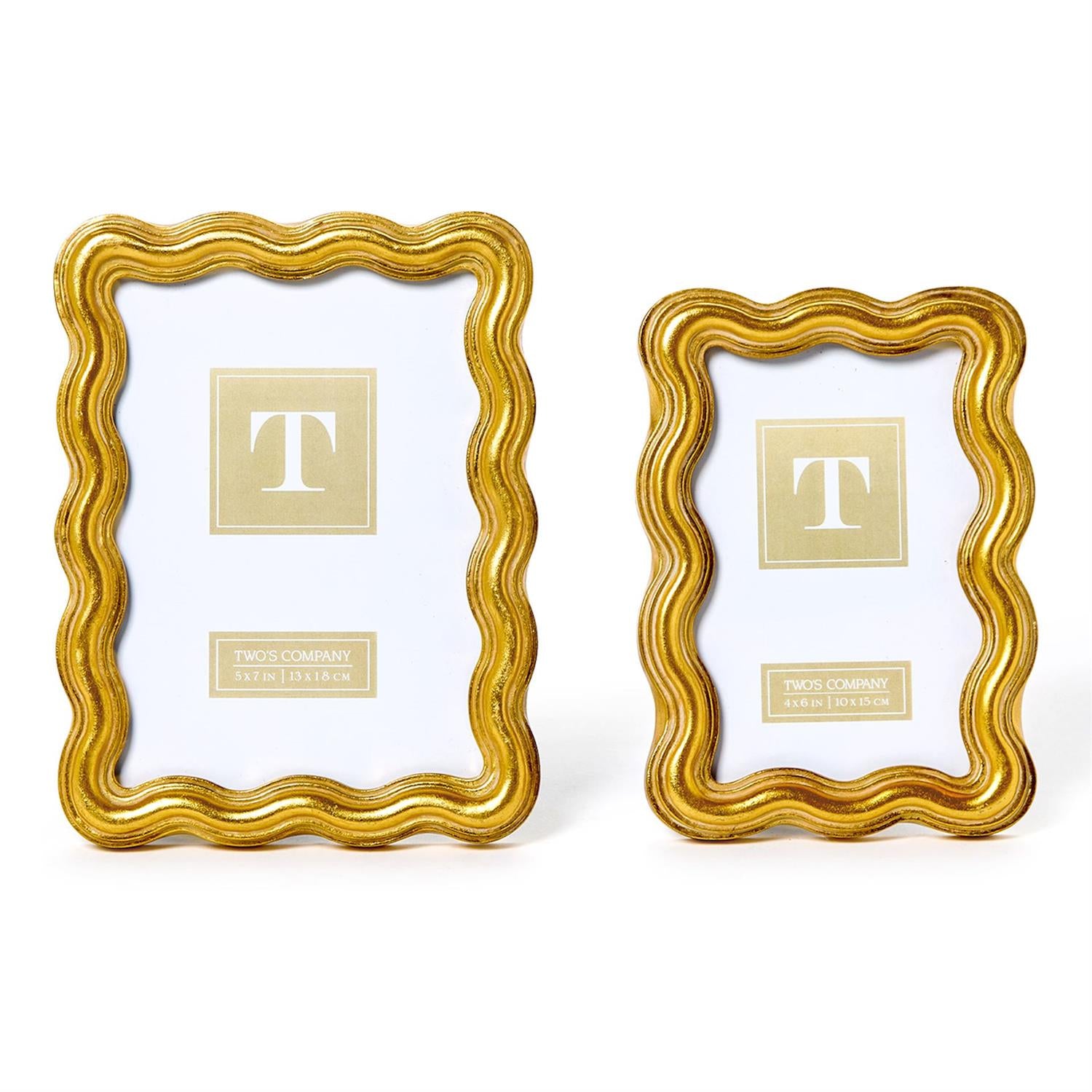 Triple Wave Photo Frame Set of 2
