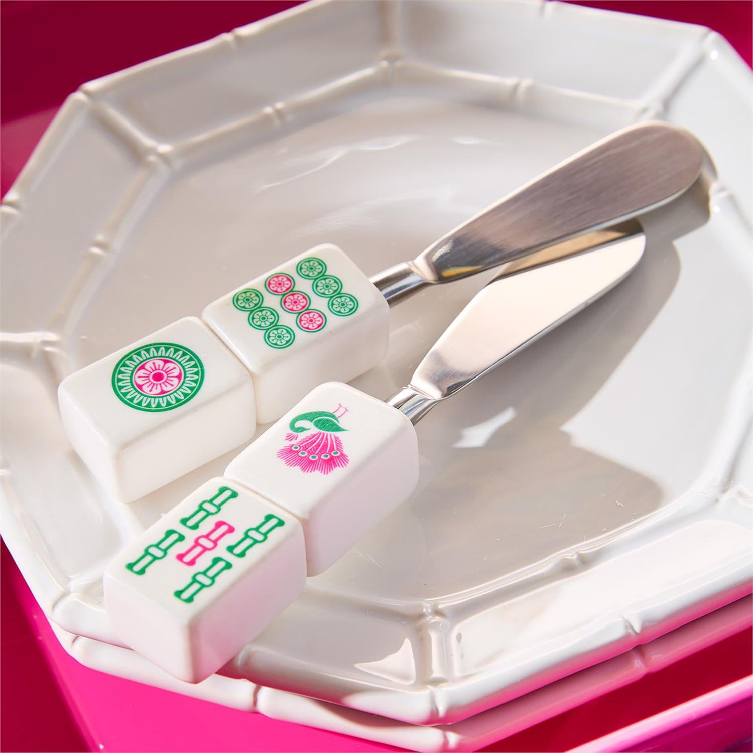Mahjong Spreaders on Gift Card Set of 2
