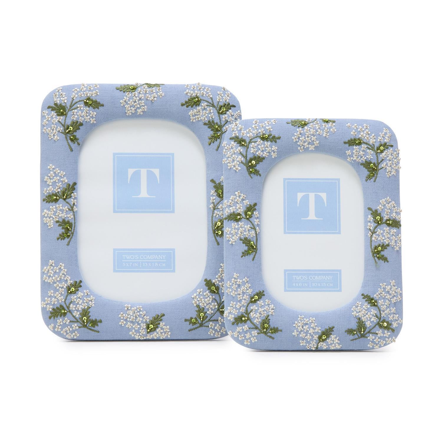 Hydrangea Photo Frame Set of 2