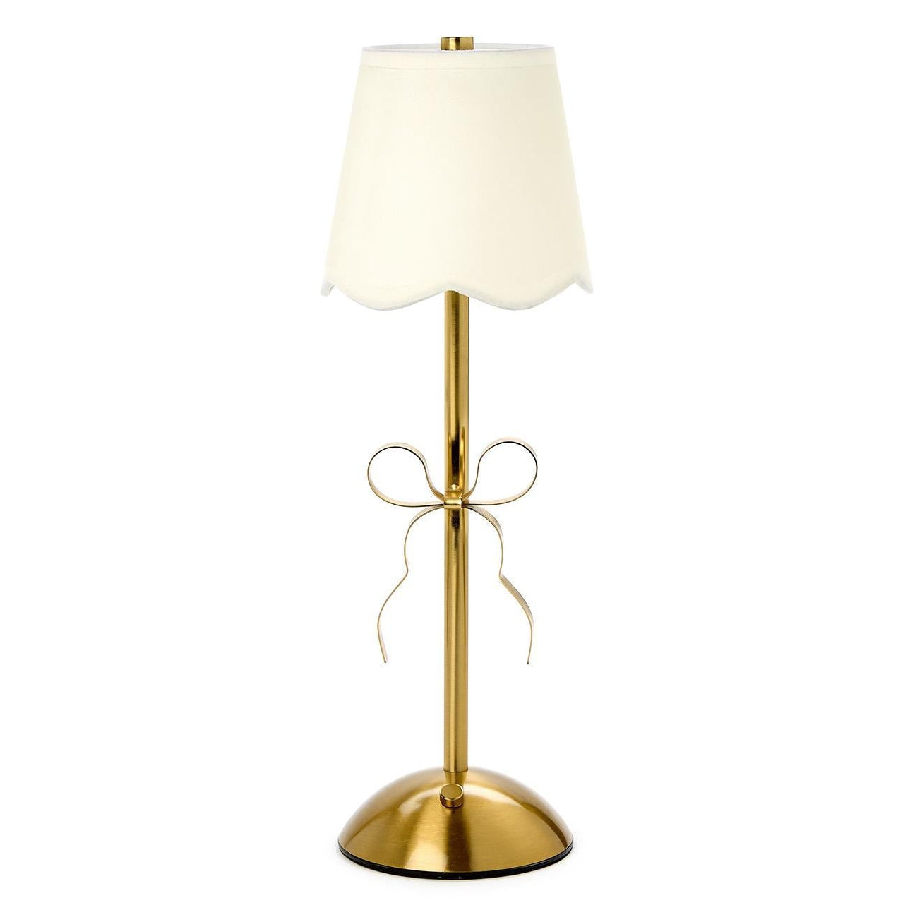Gold Bow LED Portable Cordless Table Lamp