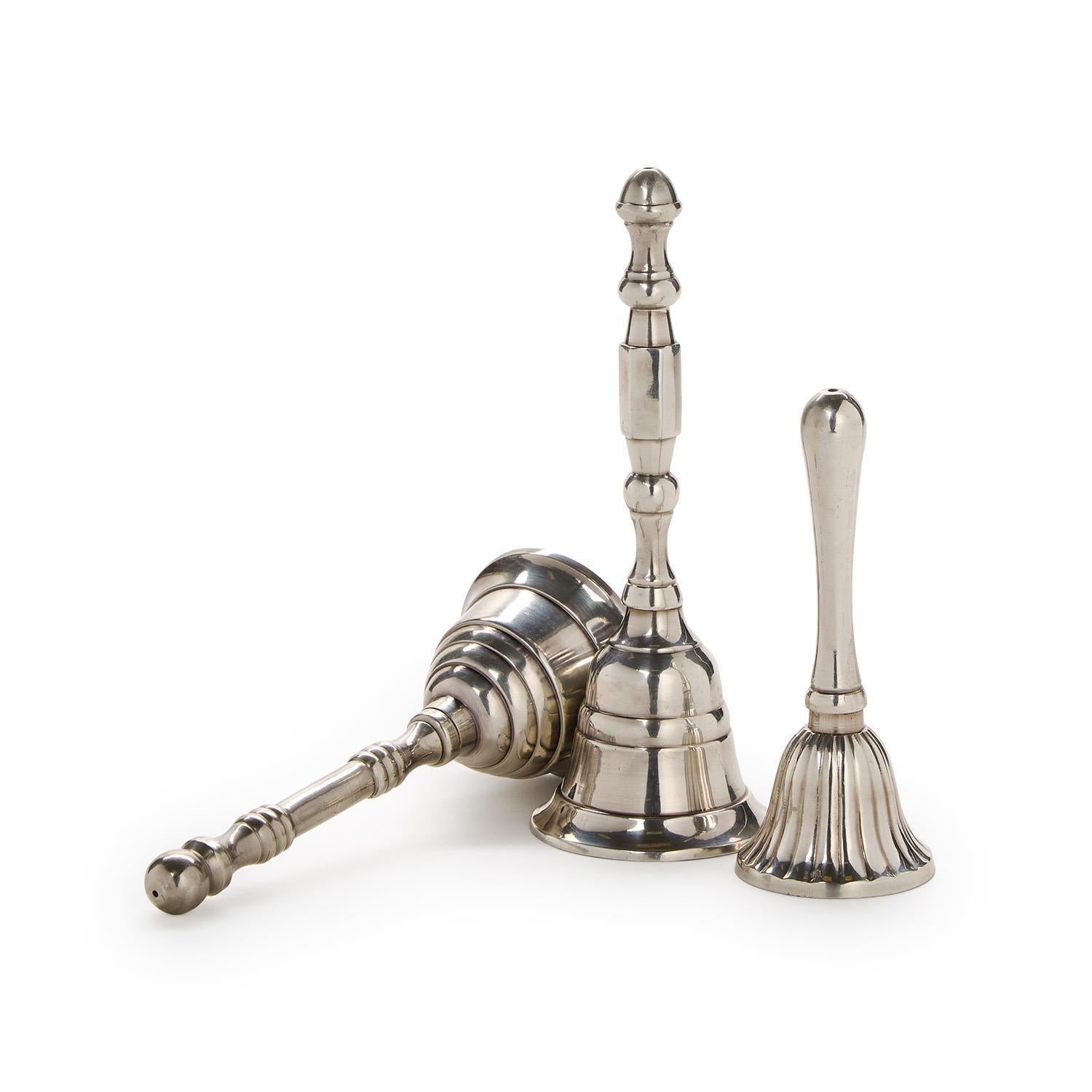 Silver Bells Set of 3