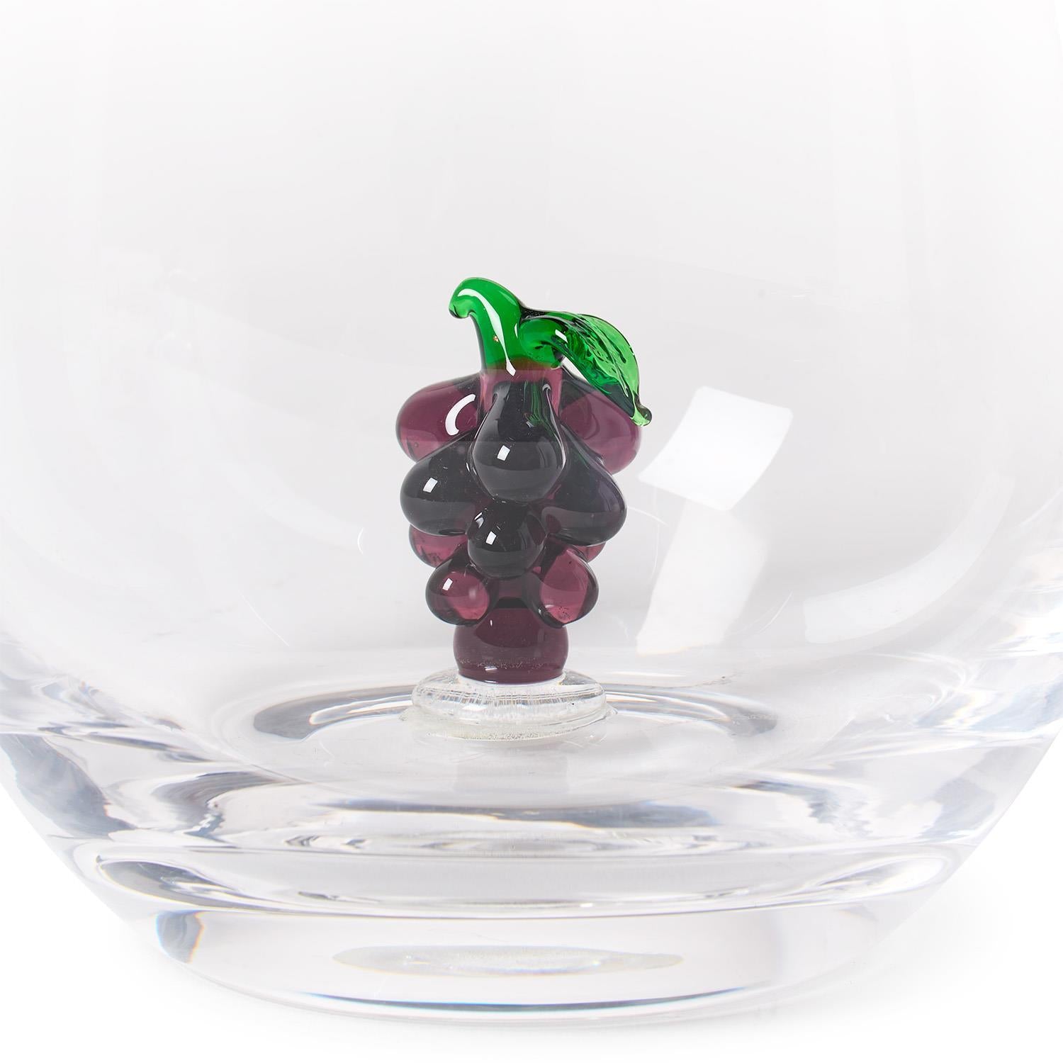 Grapes Stemless Wine Glass