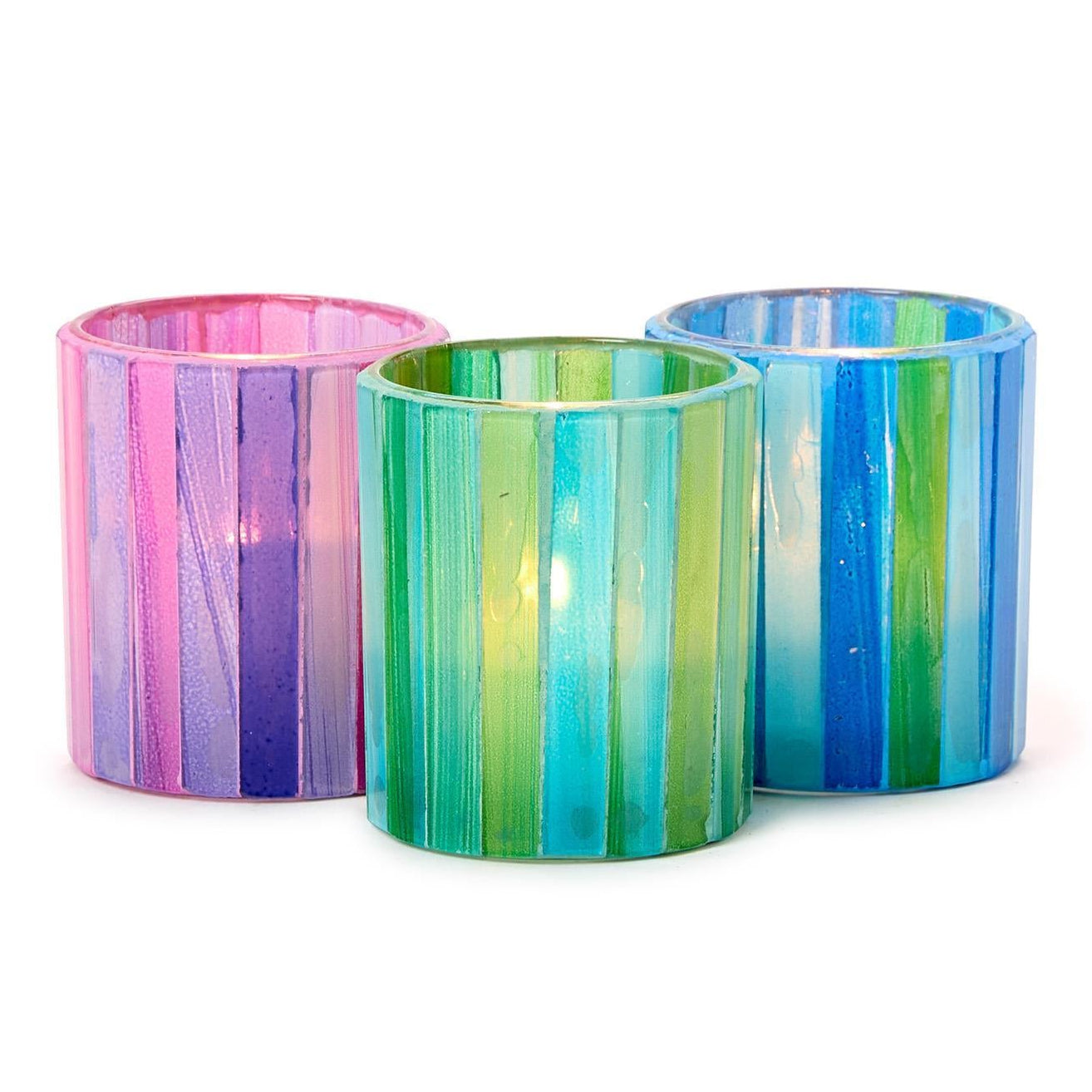 Mosaic Tealight/Votive Candle Holder Set of 3