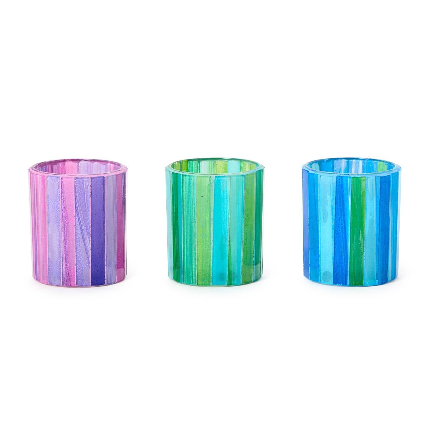 Mosaic Tealight/Votive Candle Holder Set of 3