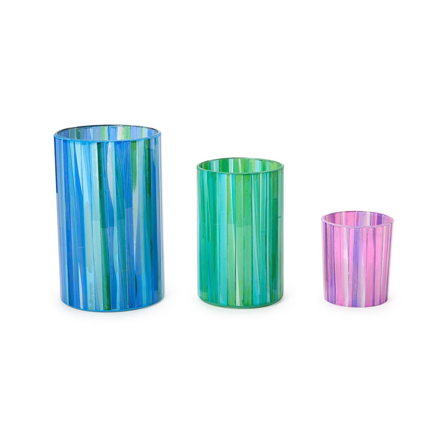 Mosaic Candle Holder Set of 3