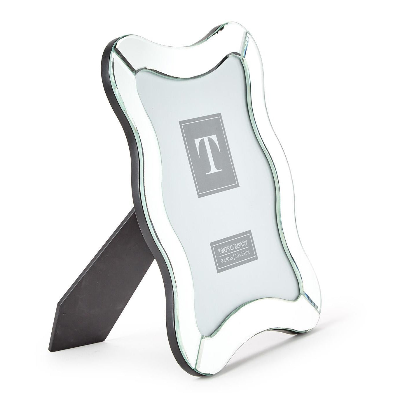 Scalloped Cut Mirror Photo Frame