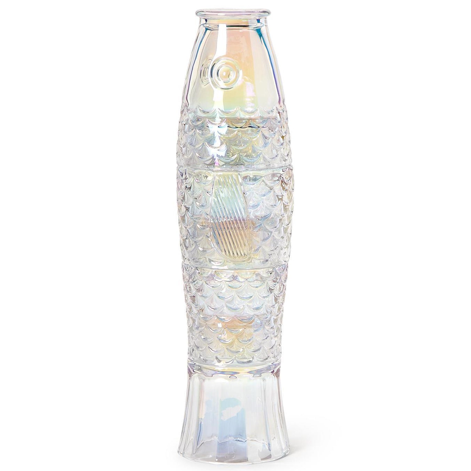 Under The Sea Iridescent Stackable Fish Glasses in Gift Box Set of 4
