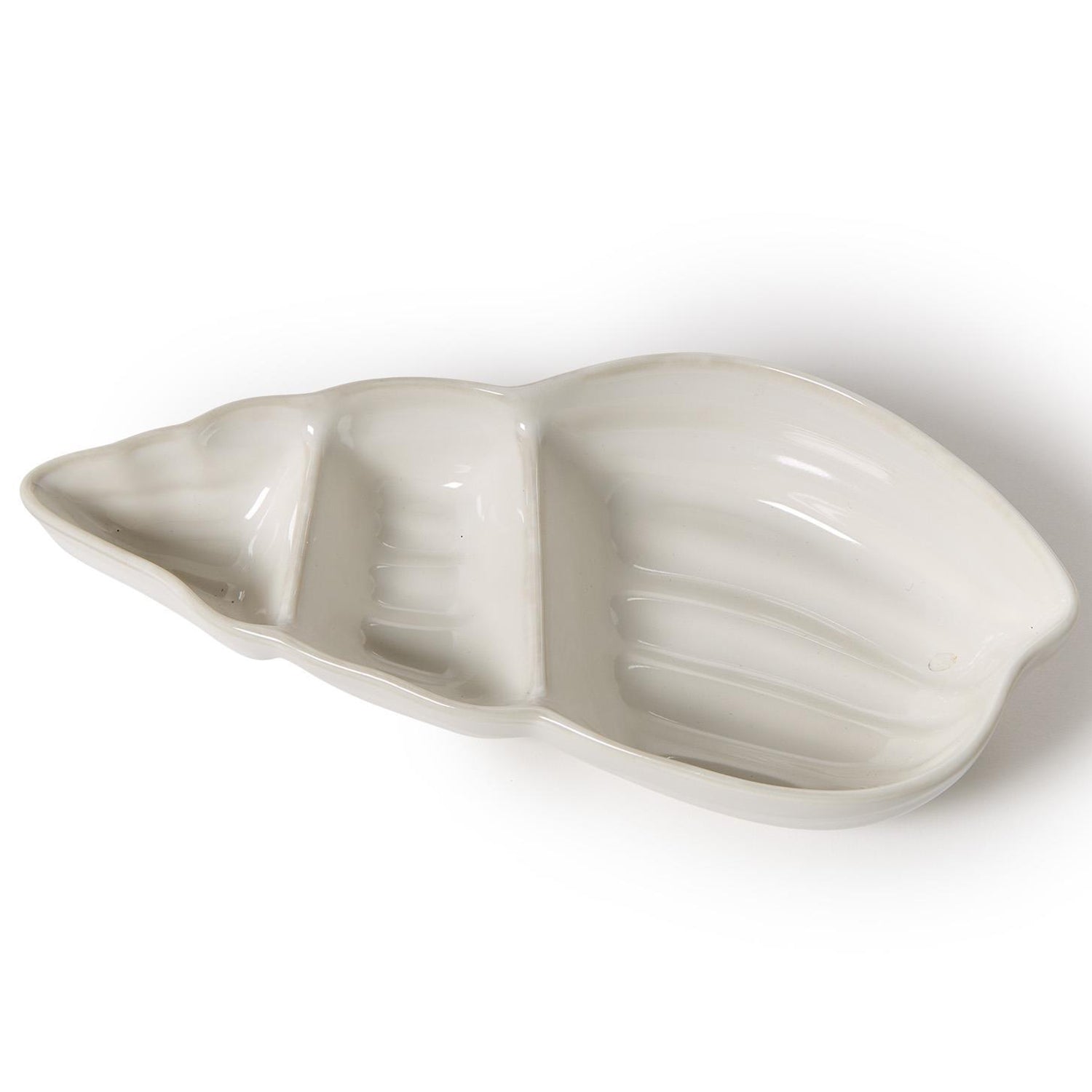 Shell Shaped Sectional Serving Dish