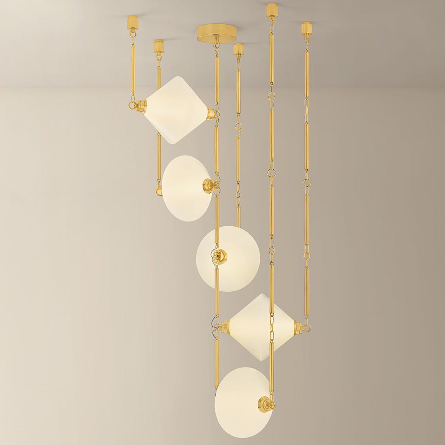 Moniomi x Corbett Lighting Solara Chandelier