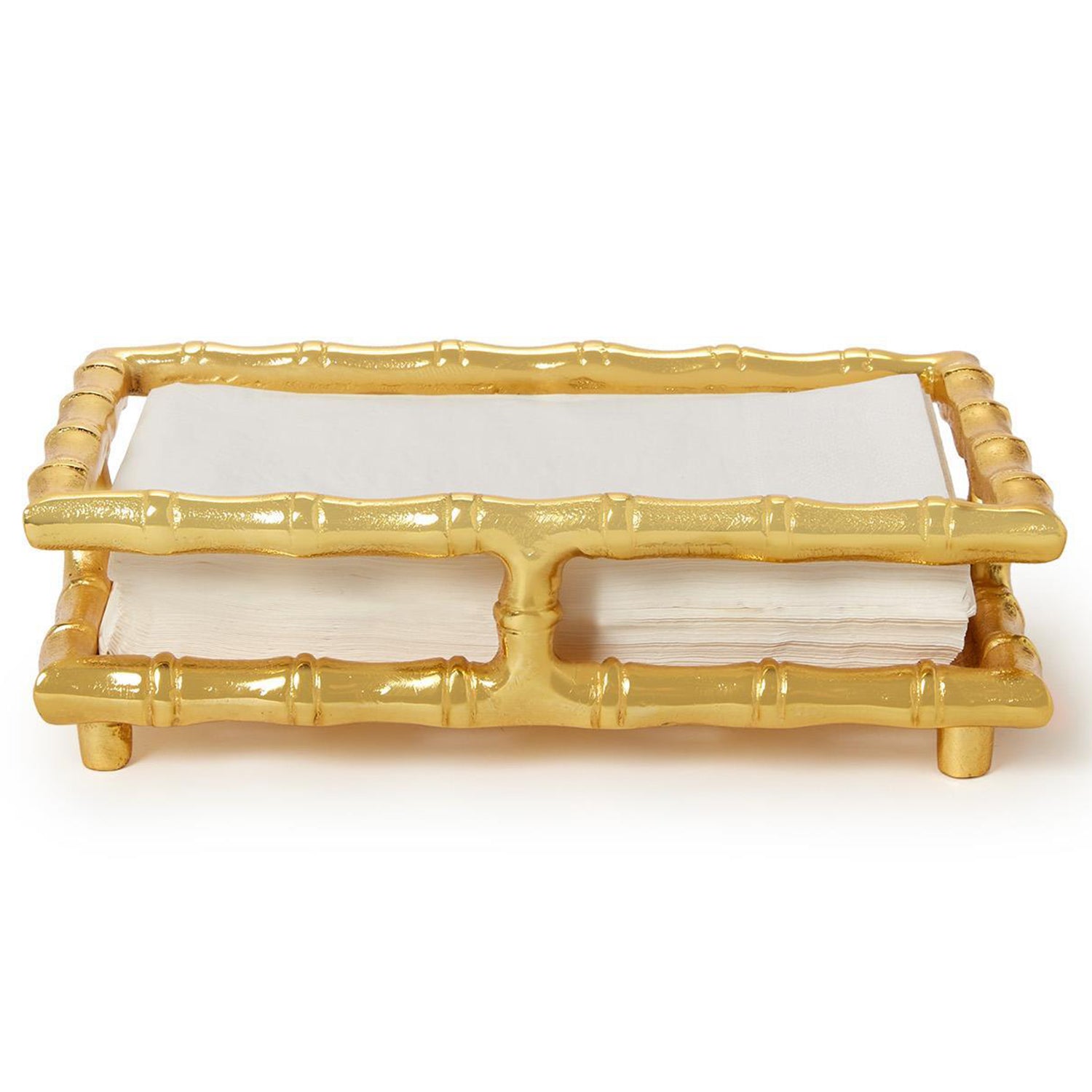 Golden Bamboo Guest Towel/Napkin Holder