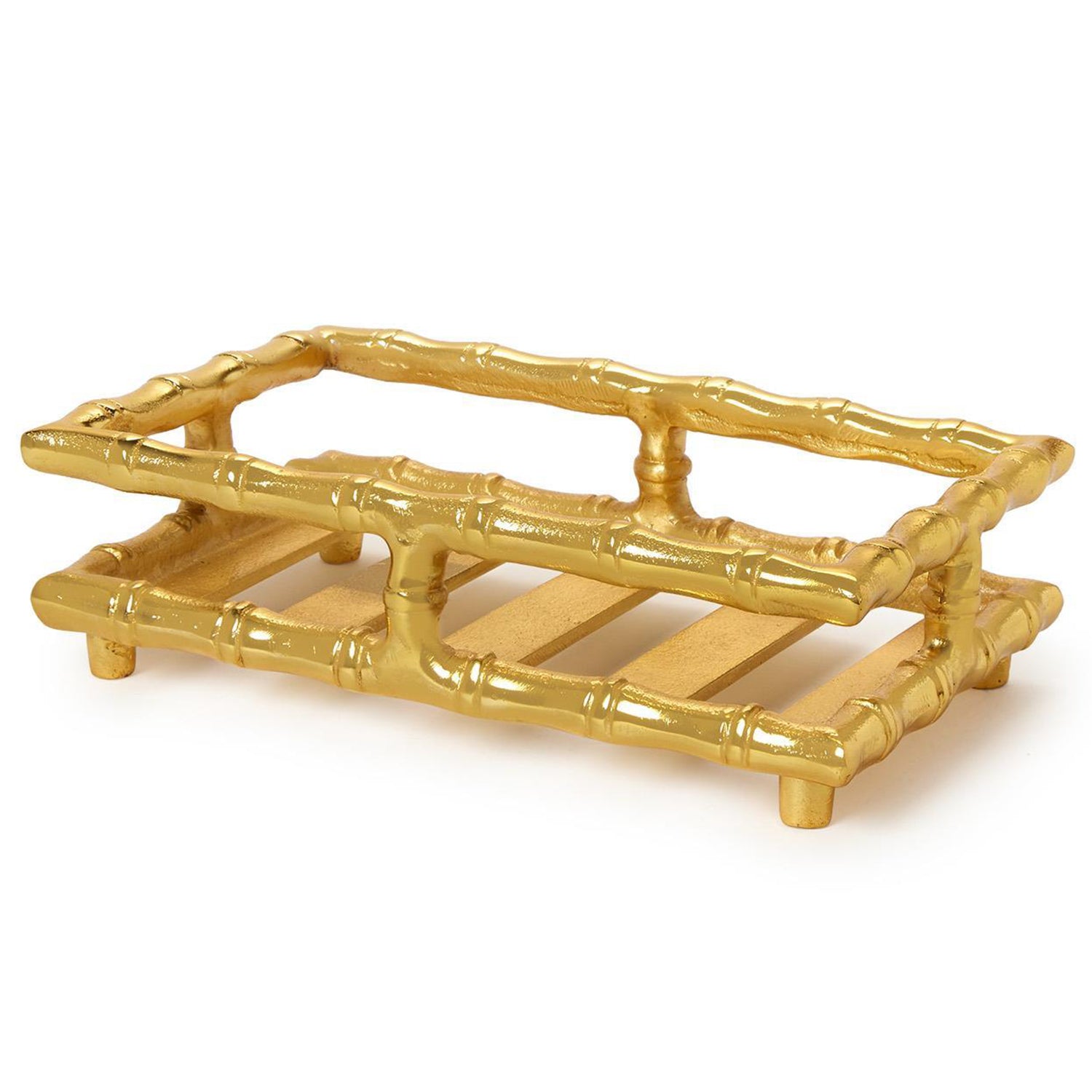 Golden Bamboo Guest Towel/Napkin Holder