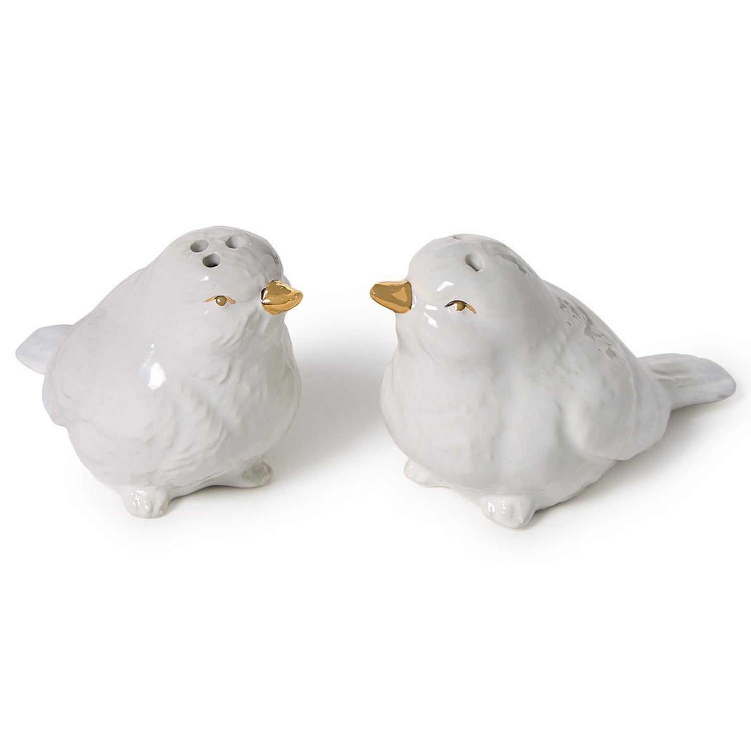 Birds Salt and Pepper Shakers with Nest Carrier in Gift Box Set of 2