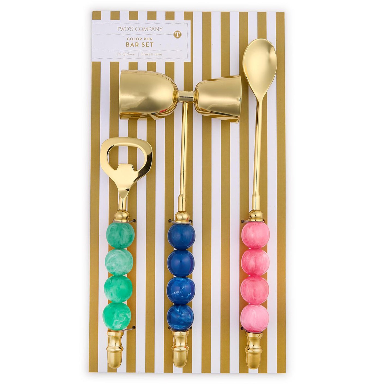 Color Pop 3 Piece Bar Set