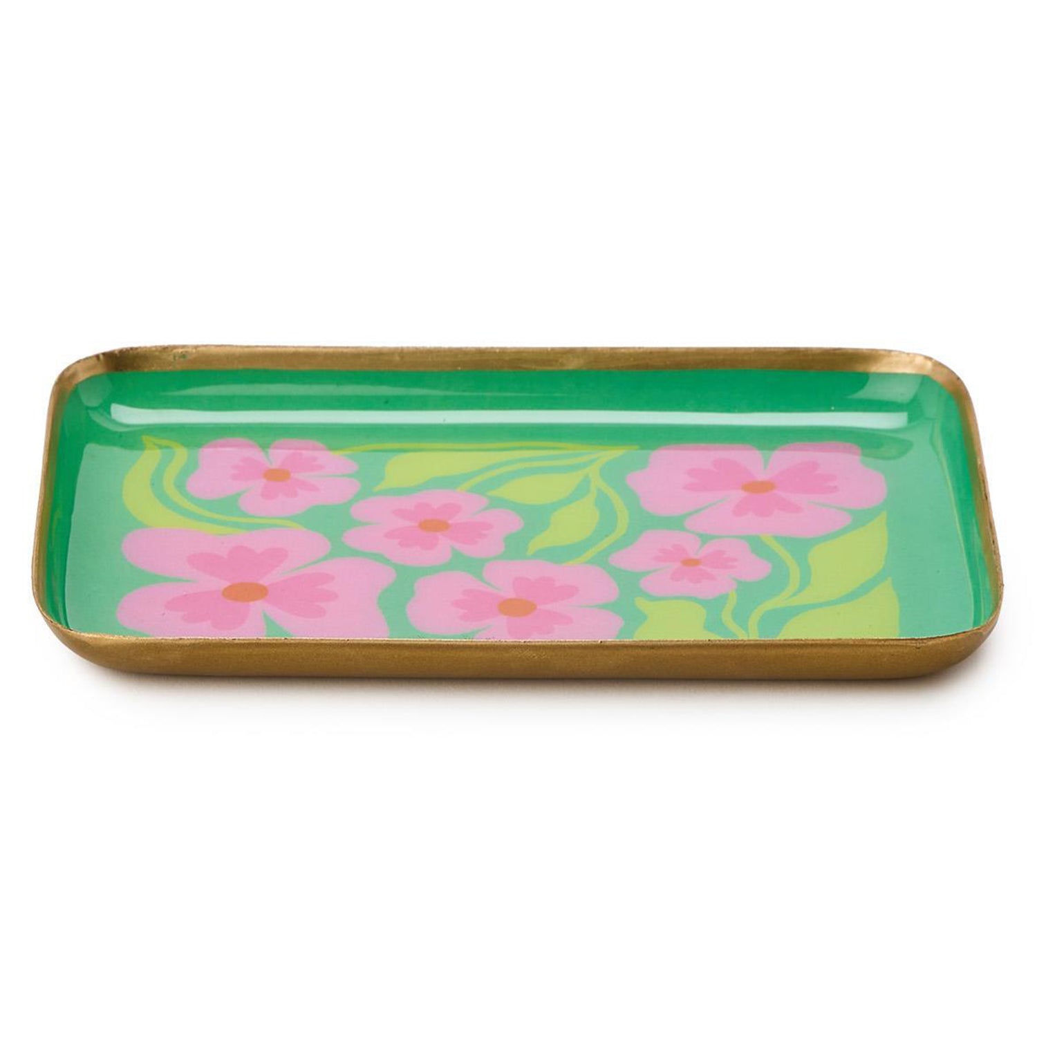 Petal Pop Metal Trinket/Desk Tray Set of 4