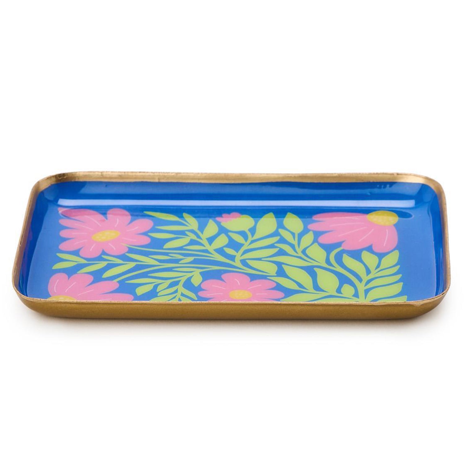 Petal Pop Metal Trinket/Desk Tray Set of 4