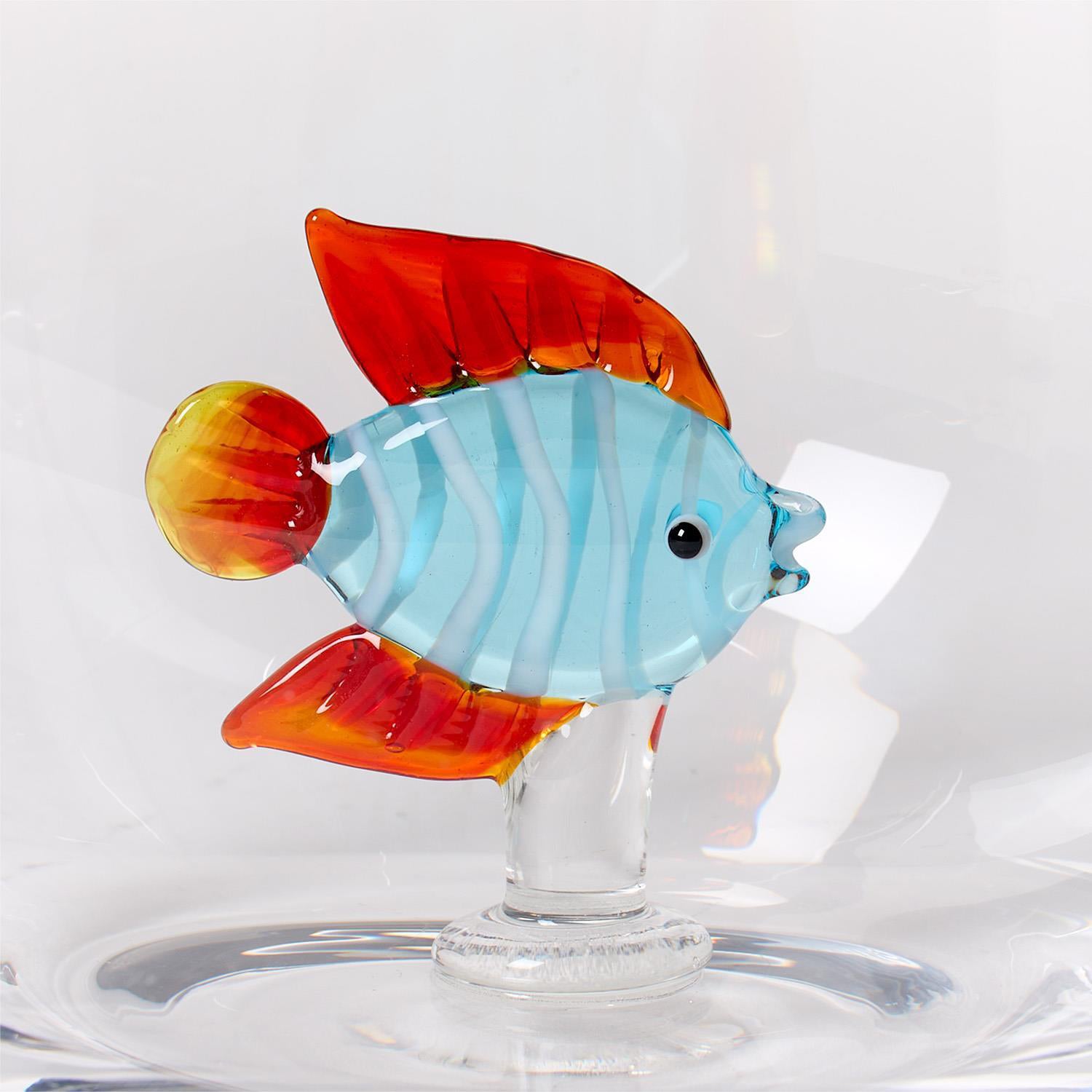 Tropical Fish Stemless Wine Glass Set of 2