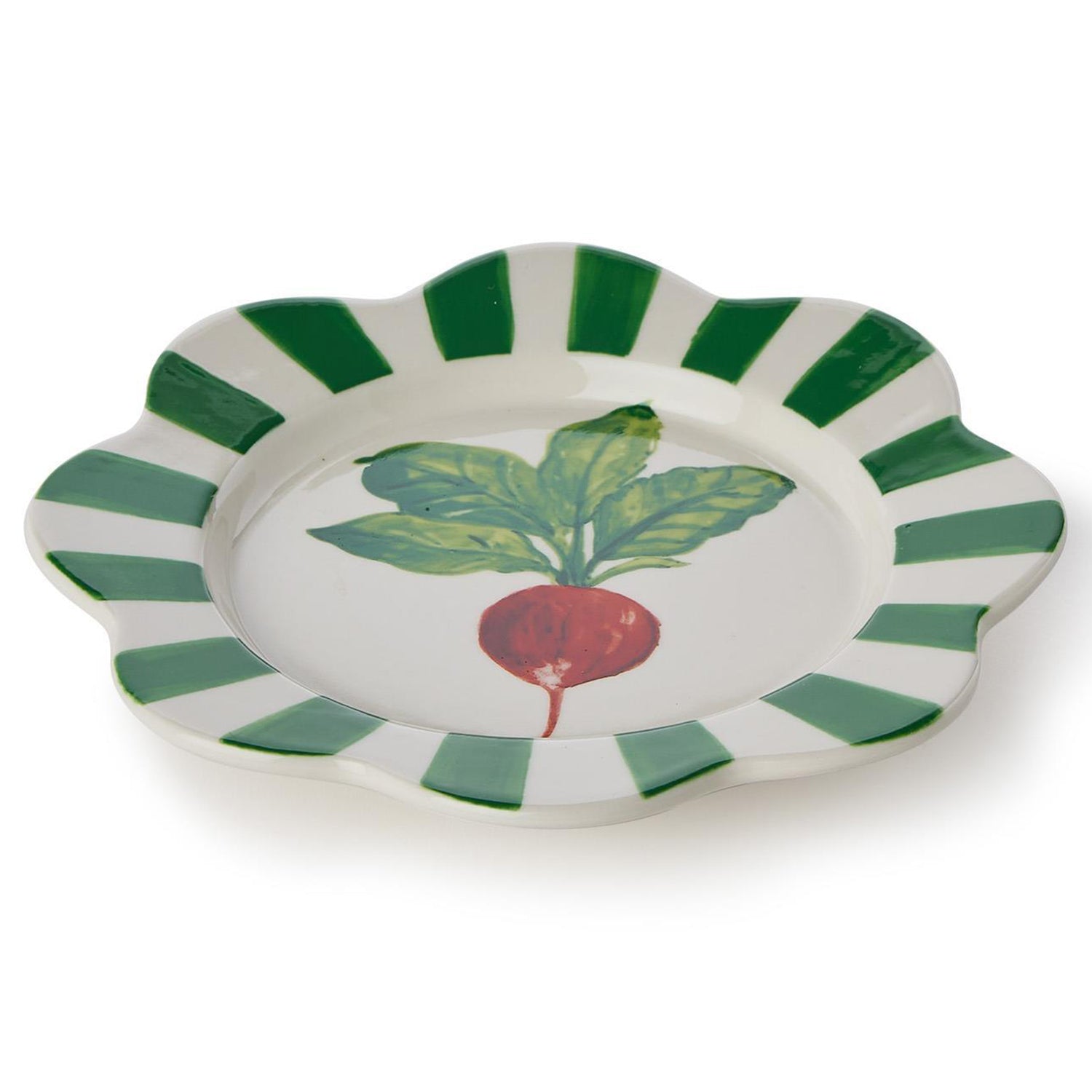 Vegetable Tidbit Plate Set of 4