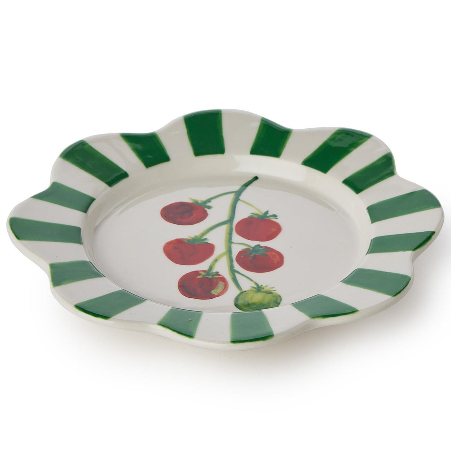 Vegetable Tidbit Plate Set of 4